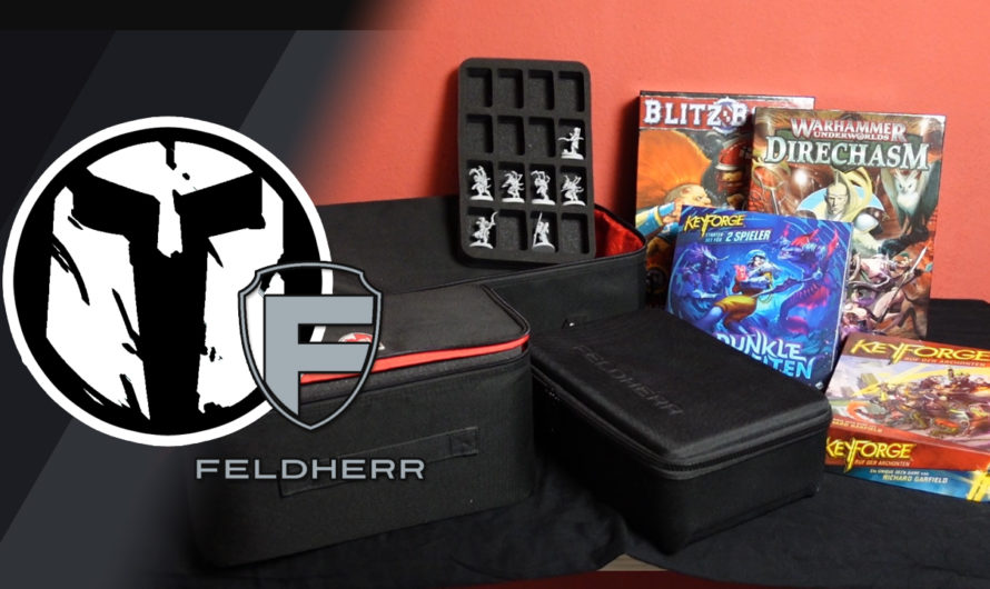 FELDHERR – Transport- und Lagerlösungen zu Warhammer Underworlds, Keyforge, Blitz Bowl + RABATT-AKTION!!!